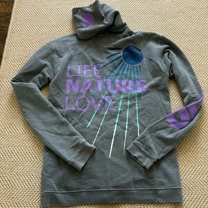 Freecity Gray Zip Up Hoodie Sweatshirt Sz 3 / M